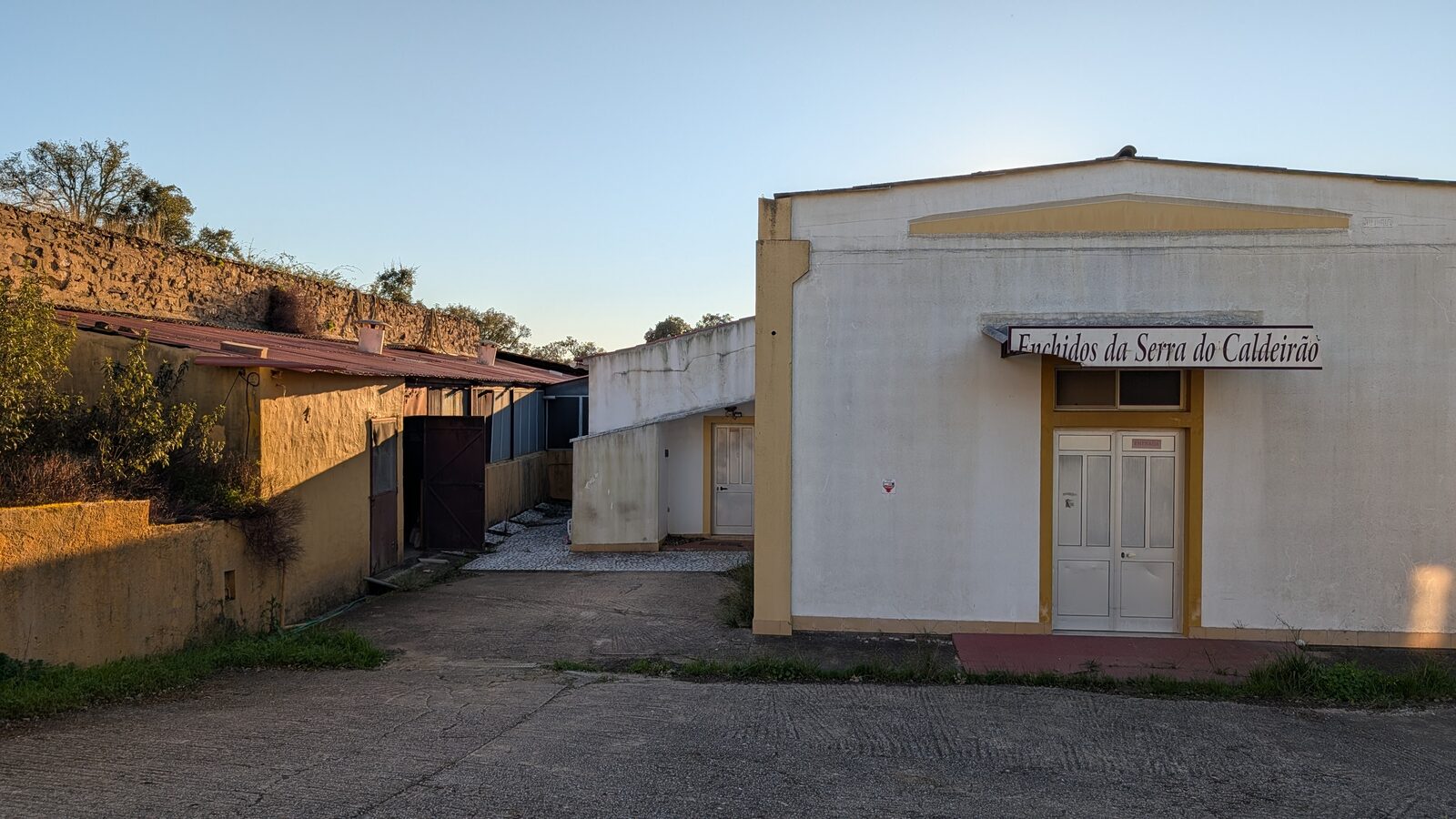 Large factory building exterior