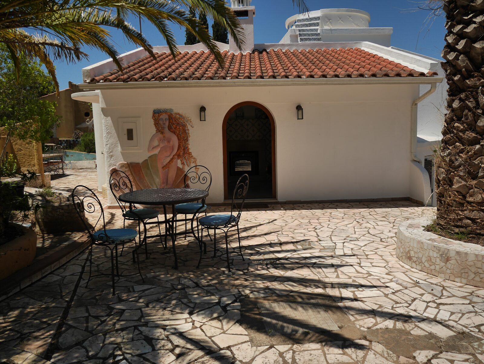 Main entrance of the house
