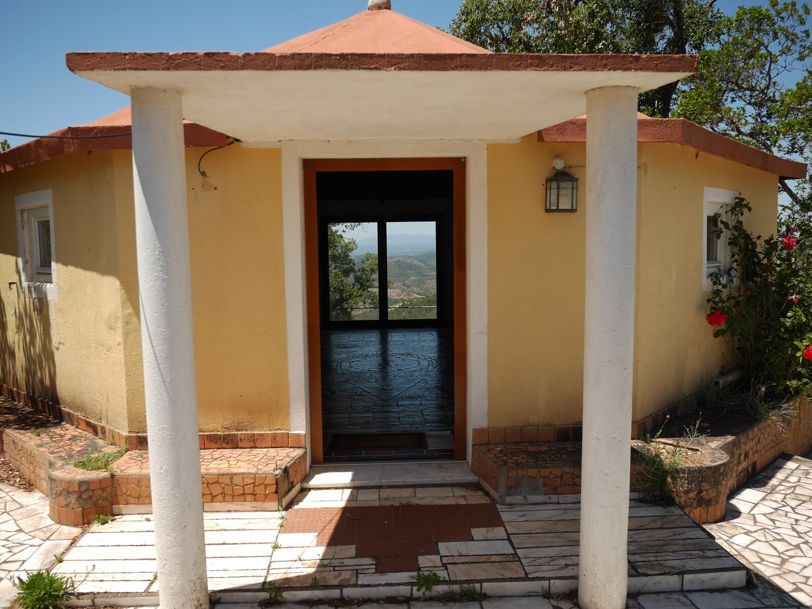 Yoga house from outside